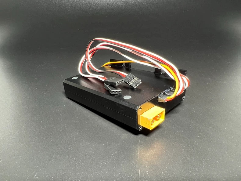 DoubleE RC Excavator EC160E E111 30A 3-in-1 Brushless Motor 1/12 1/14 Hydraulic Model Digger ESC Metal Casing Power Switch XT60