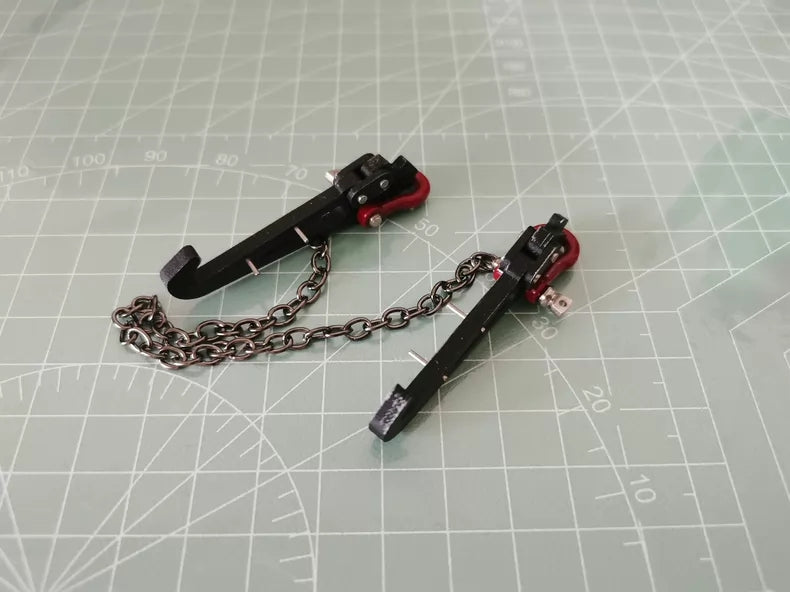 1/16 HL Merkava RC Tank Accessories Upgraded Modified Traction Hook Chain Metal Parts Simulation DIY Toy Boys