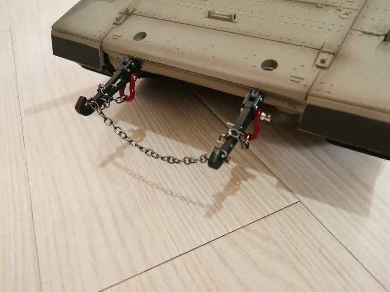 1/16 HL Merkava RC Tank Accessories Upgraded Modified Traction Hook Chain Metal Parts Simulation DIY Toy Boys