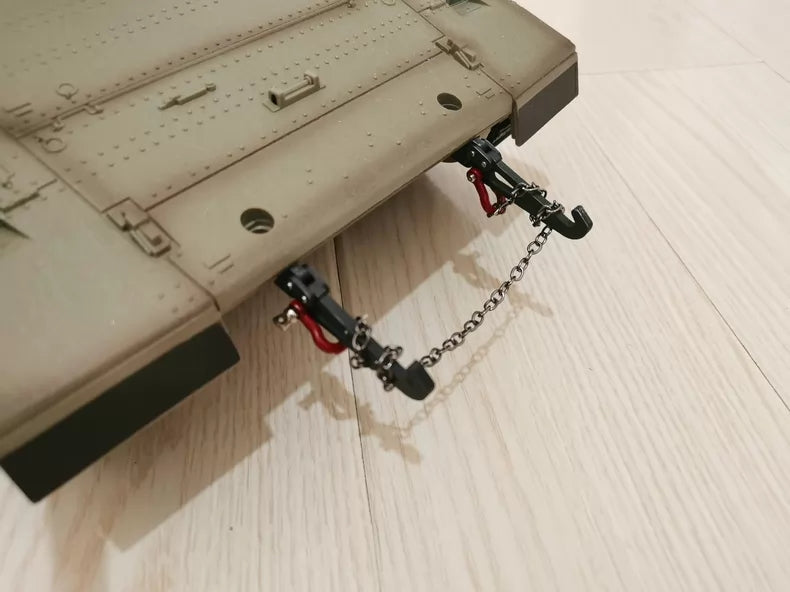 1/16 HL Merkava RC Tank Accessories Upgraded Modified Traction Hook Chain Metal Parts Simulation DIY Toy Boys