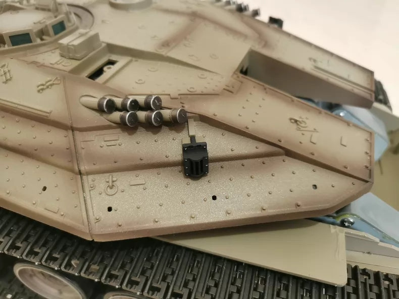 Blue Upgraded Lighting For 1/16 Merkava RC Tank 7.0 7.1 Motherboards Modification Accessories Warning Light DIY Parts Military