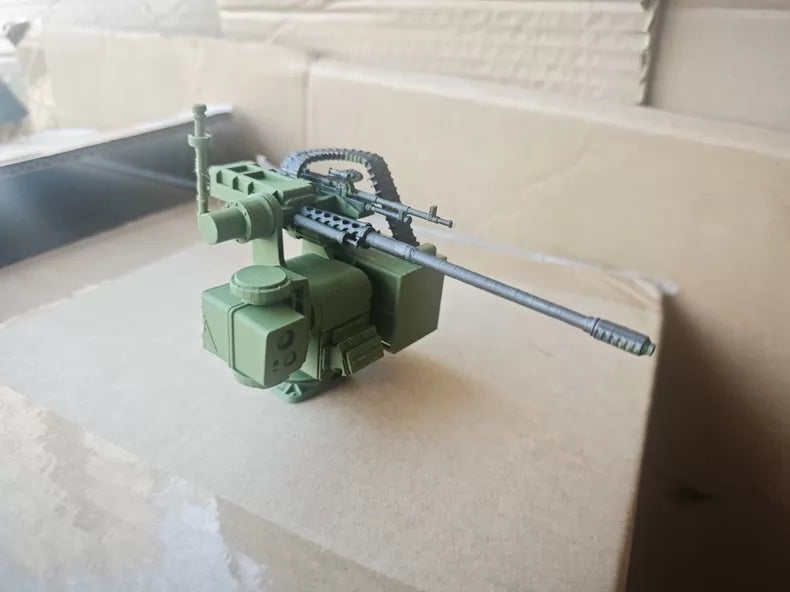 Slingshot Anti-UAV Remote Control Barrel Station For 1/16 RC Tank HL Tongde Mato Rotate 360 Degrees DIY Model Parts