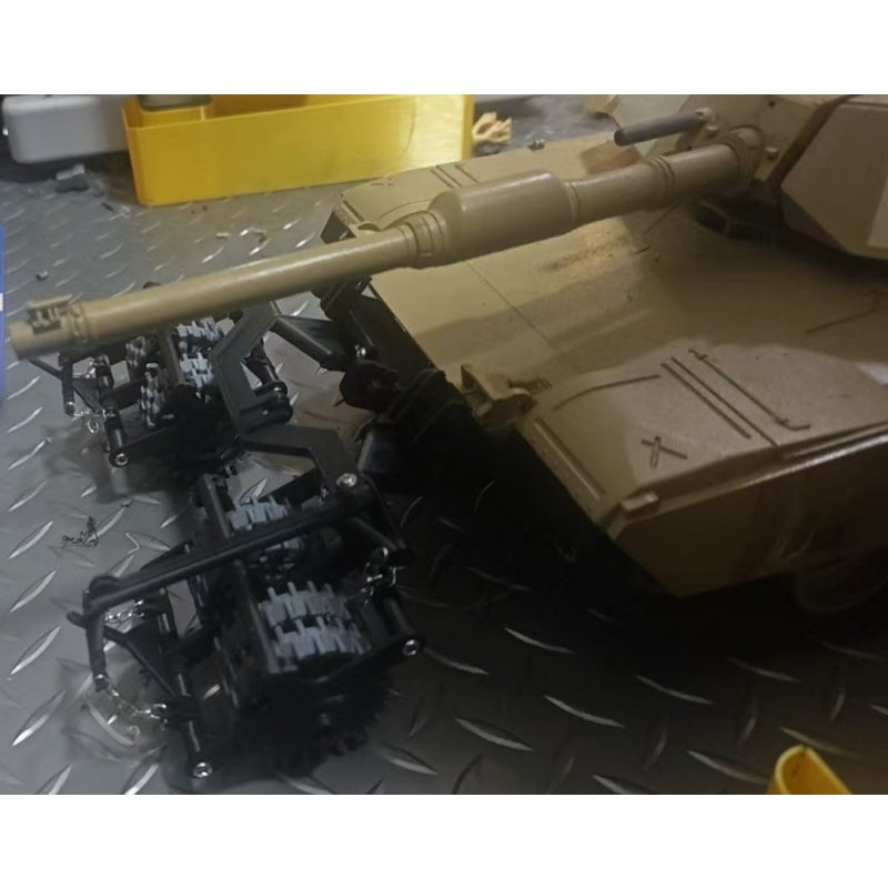 1/16 Black Minesweeper For RC Tank HL M1A2 3889 3918 3819 3818 Accessories 3D Parts Modified DIY Boy Gift Toy