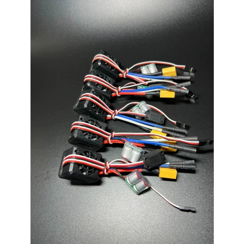 DoubleE RC Excavator XT60 80A Brushed Carbon ESC Electronic Part For Driving Motor 1/10 1/14 Hydraulic Model DIY 3.5 Plug DIY