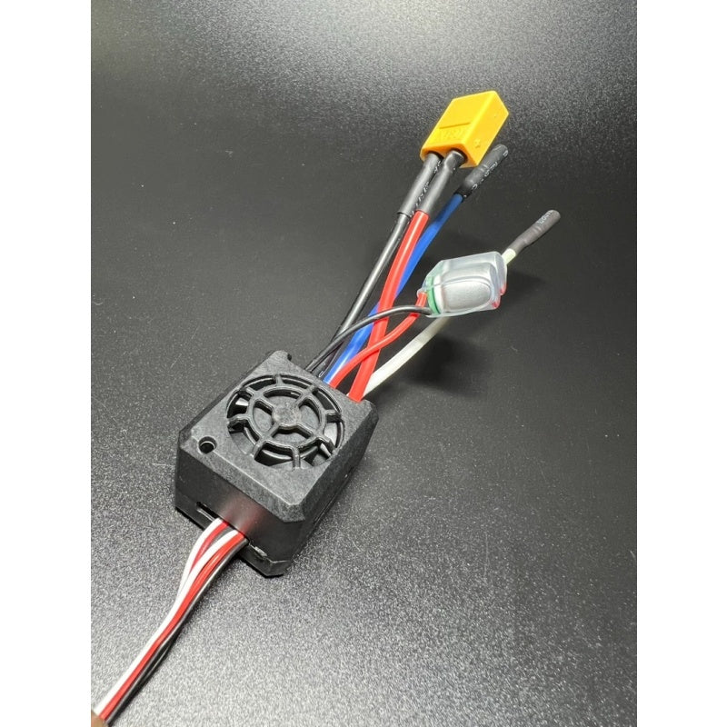 DoubleE RC Excavator XT60 80A Brushed Carbon ESC Electronic Part For Driving Motor 1/10 1/14 Hydraulic Model DIY 3.5 Plug DIY
