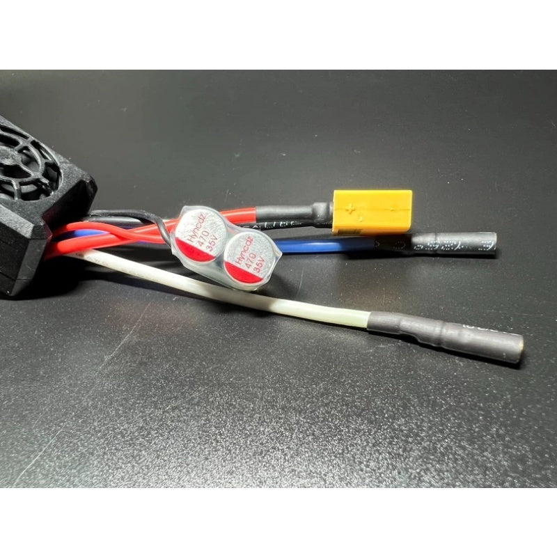 DoubleE RC Excavator XT60 80A Brushed Carbon ESC Electronic Part For Driving Motor 1/10 1/14 Hydraulic Model DIY 3.5 Plug DIY
