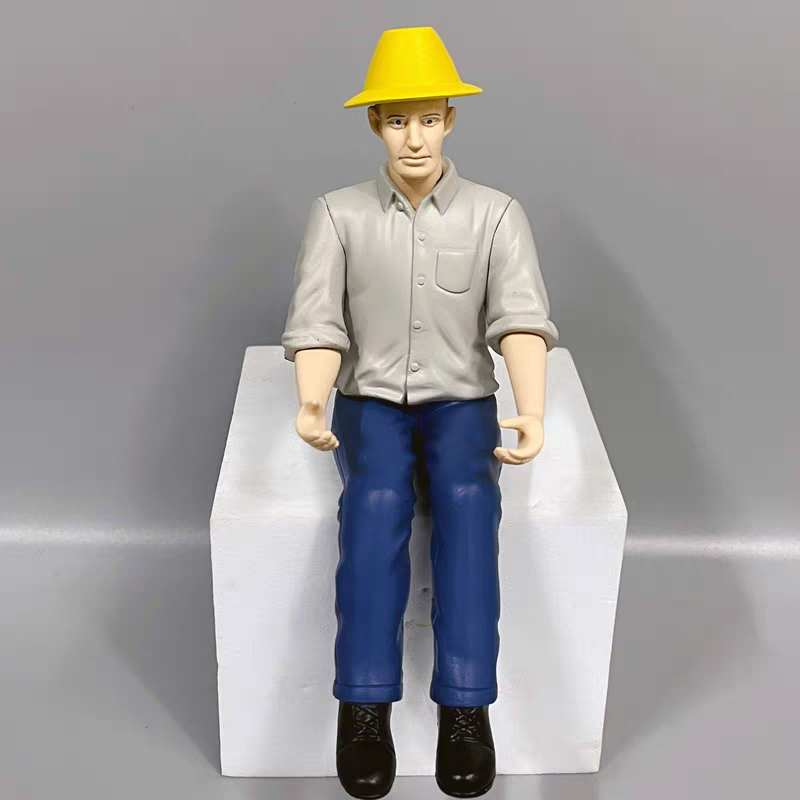 Realistic Solid Driver Figure Model For RC Truck - Collectible Boys Toy