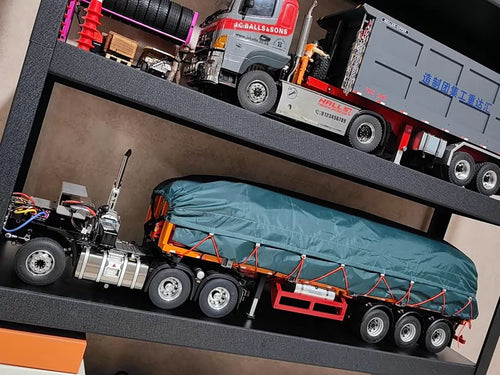 1/14 Trailer Tarpaulin Tamiya Hydraulic Model Tipper Tractor Customized Size Dump Trailer Tipper DIY Parts Waterproof Fabric