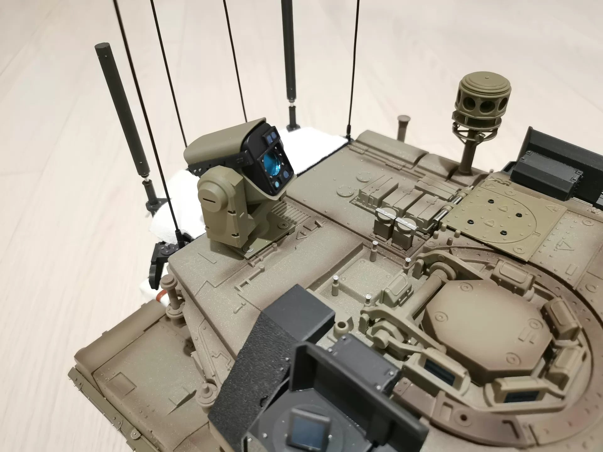 1/16 Light Beam Laser Station for HL Israeli Merkava Tank Upgraded Modified Accessories Accessories Modified DIY Parts Toy Boys