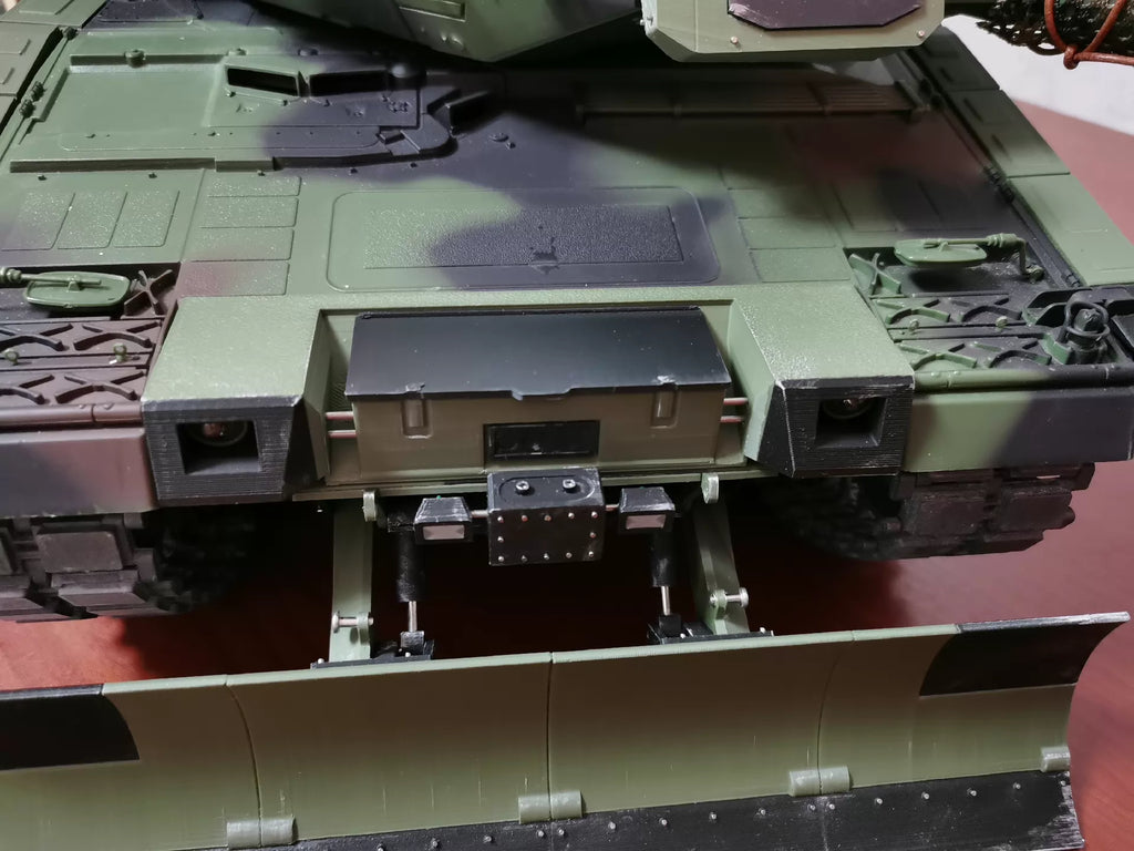 1/16 Leopard 2a6 Front Face Modification RC Tank Accessorie 2MBT 2A7 2A8 Armored Vehicle Modification Upgrade DIY Parts For Boy