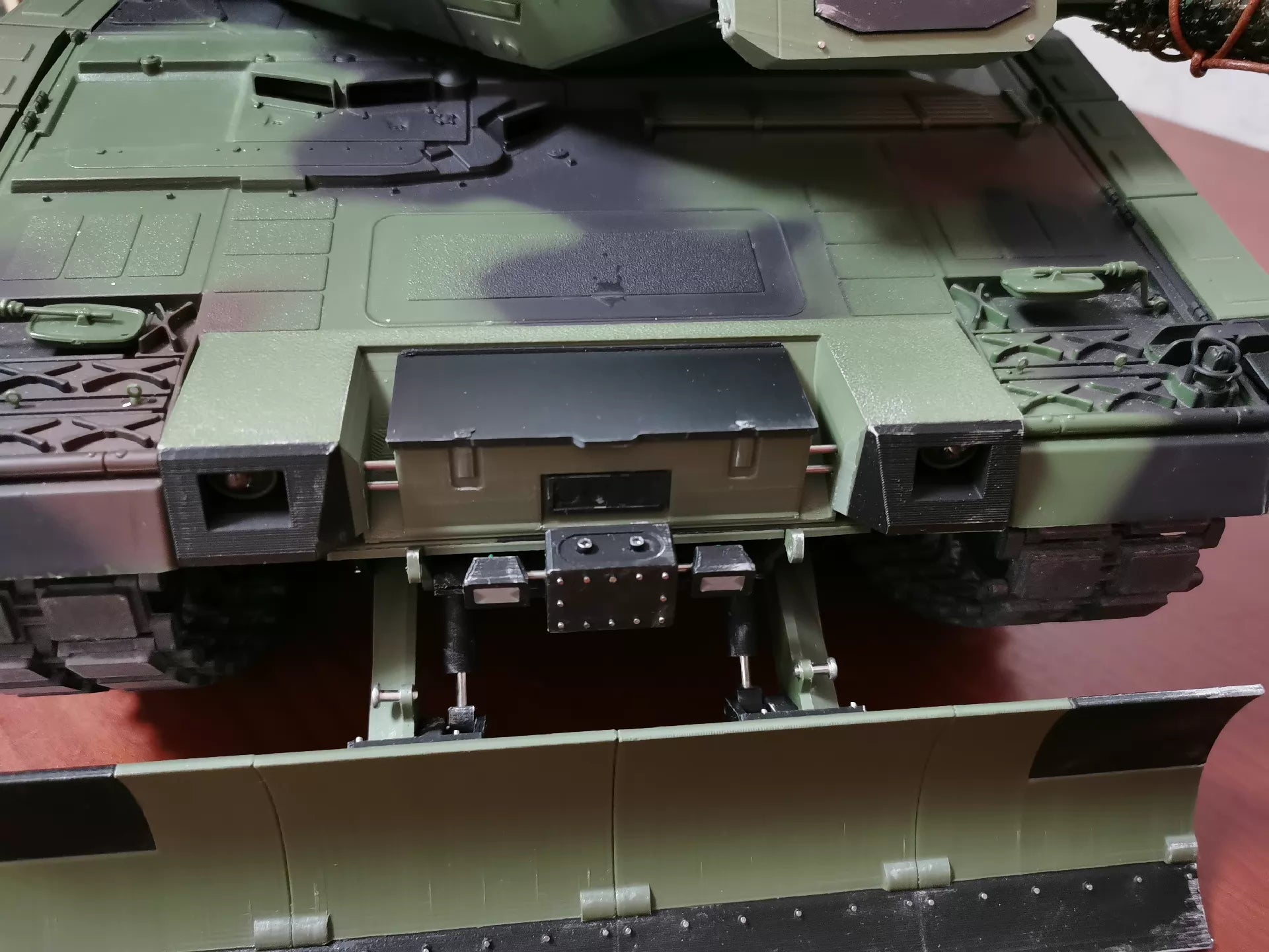 1/16 Leopard 2a6 Front Face Modification RC Tank Accessorie 2MBT 2A7 2A8 Armored Vehicle Modification Upgrade DIY Parts For Boy
