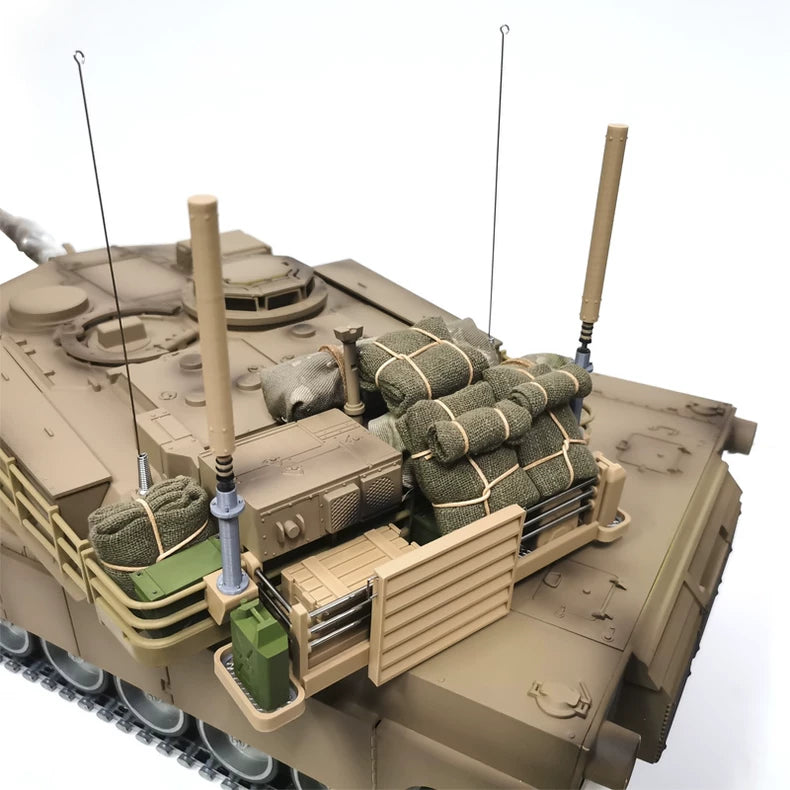 1/16 HL IED Jammer Model US Military Disruptor M1A2 RC Tank Simulation DIY Toy Boys Decorative Modified Upgraded 3918