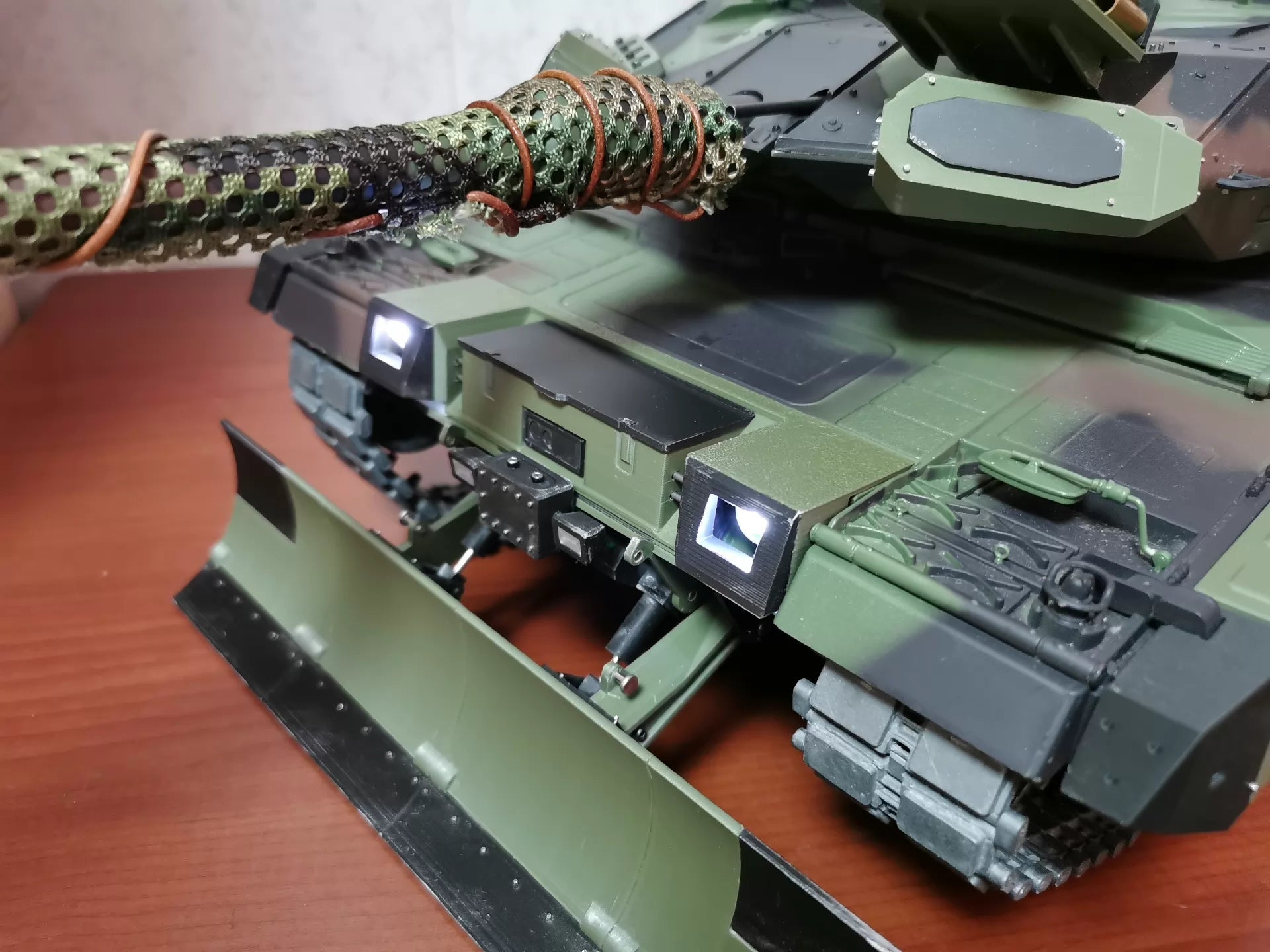 1/16 Leopard 2a6 Front Face Modification RC Tank Accessorie 2MBT 2A7 2A8 Armored Vehicle Modification Upgrade DIY Parts For Boy