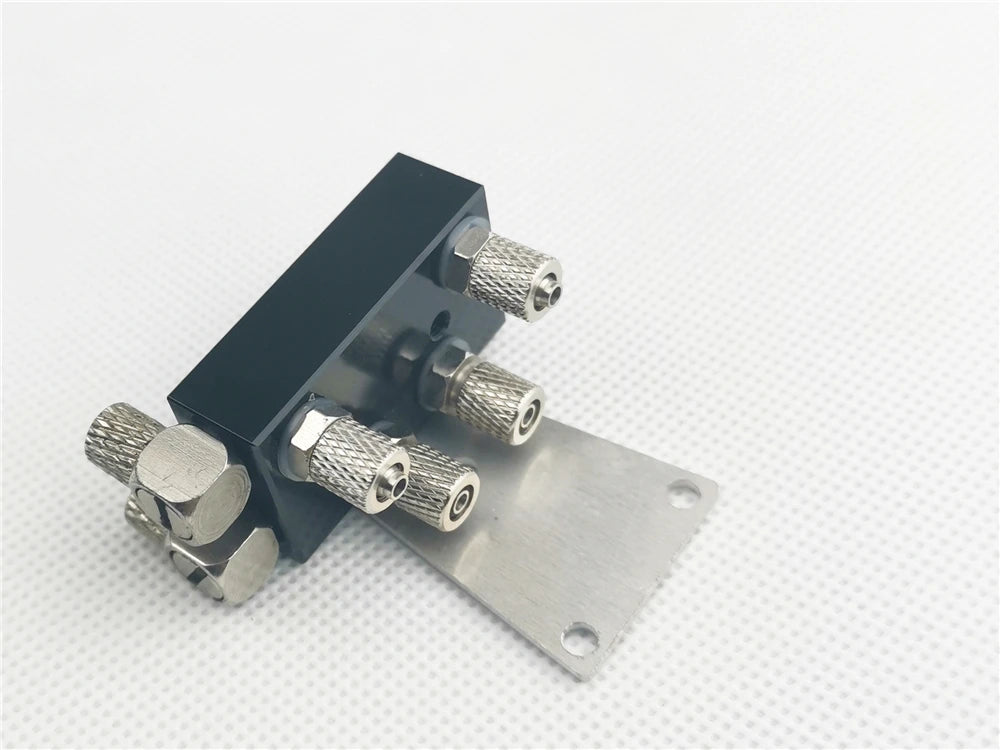 RC Hydraulic Model Big Arm Sub-oil Circuit Block Two-way Three-way Valve Block 1/14 1/12 Excavator DIY Accessories