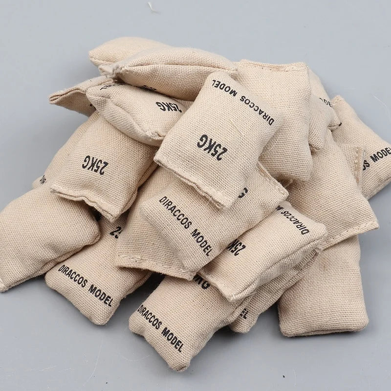Sandbag Earthbags Model for 1/16 Heng Long RC Tanks 1/14 Radio Control Car Truck