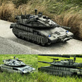 HL RC Tank 1/16 IDF Merkava MK IV Professional Edition Tank + TUSK Armor + Battering Ram + Windbreaker Active Defense + Trophy Turret Tail box+ TUSK2 Armor + Sinai Gray Painting